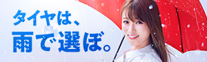タイヤは、雨で選ぼ。