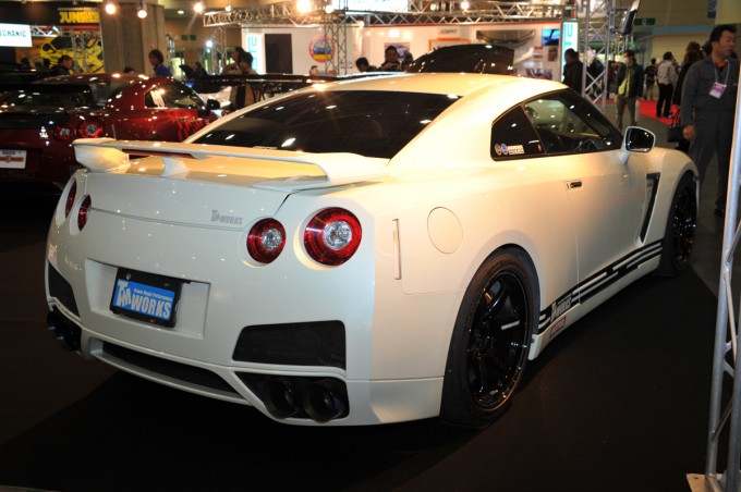 『TMワークス』デモカーのR35は950ps。今後はNOSを装着しゼロヨンでのタイムアップを狙っている