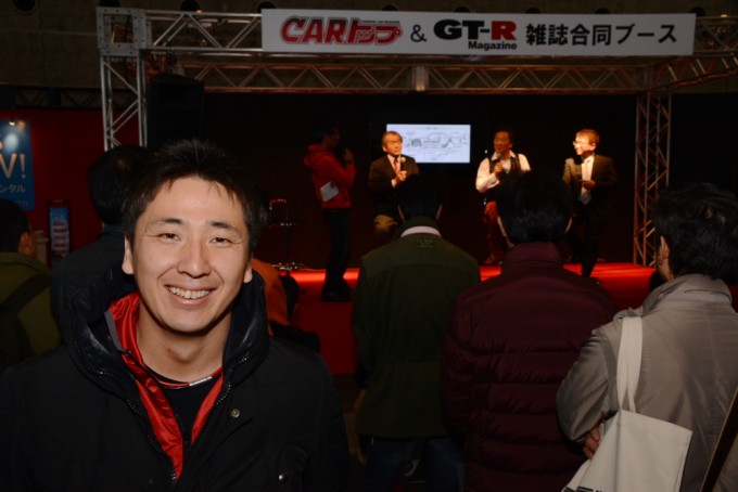 大阪オートメッセ2015 CARトップブースはドライバーの溜まり場