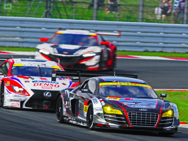SUPER GT第2戦・Audi Team Racing Techが最後尾ピットスタートから怒涛の追い上げ