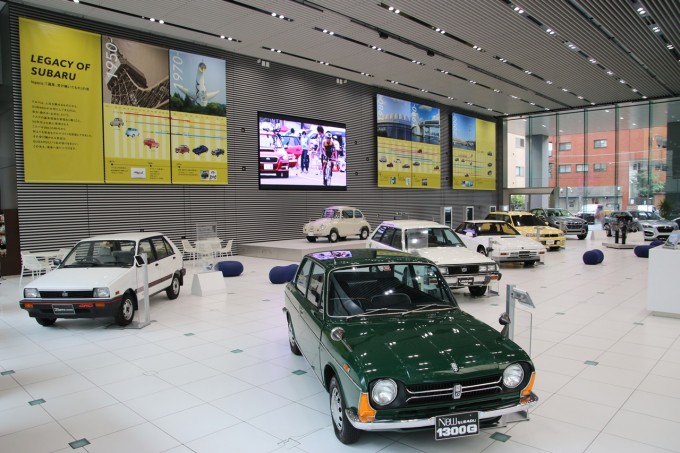恵比寿スバル本社で歴史を感じる名車を一同に展示!