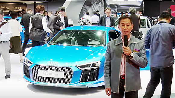 WEB CARTOP 東京モーターショー動画!土屋圭市 アウディ編