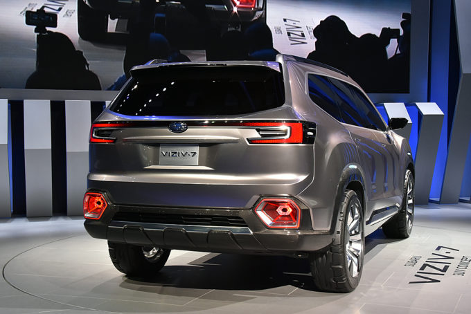 ロサンゼルスオートショー16 スバル史上最大のsuv Viziv 7 Concept 公開 自動車情報 ニュース Web Cartop ロサンゼルスオートショー16 スバル史上最大のsuv Viziv 7 Concept 公開 自動車情報 ニュース Web Cartop