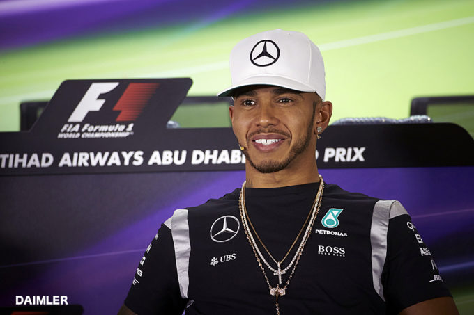 Formel 1 - MERCEDES AMG PETRONAS, Großer Preis von Abu Dhabi 2016. Lewis Hamilton ; Formula One - MERCEDES AMG PETRONAS, Abu Dhabi GP 2016. Lewis Hamilton;