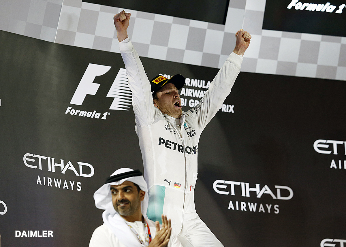 Formel 1 - MERCEDES AMG PETRONAS, Großer Preis von Abu Dhabi 2016. Nico Rosberg ; Formula One - MERCEDES AMG PETRONAS, Abu Dhabi GP 2016. Nico Rosberg; 〜 画像10