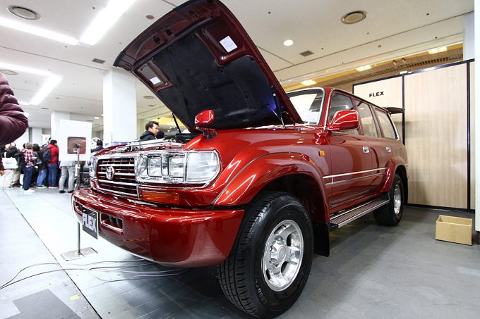 大阪オートメッセ17 ド新車のような80型トヨタ ランクルを展示したflexブース 自動車情報 ニュース Web Cartop