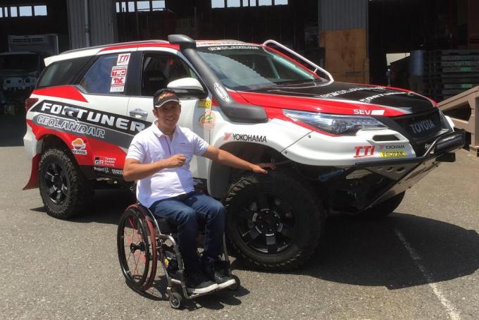 車イスのレーサー青木拓磨がアジアクロスカントリーラリー2017の参戦 