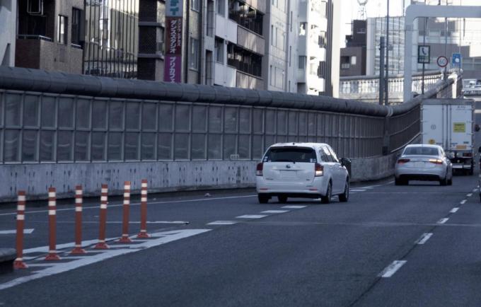 高速道路で合流