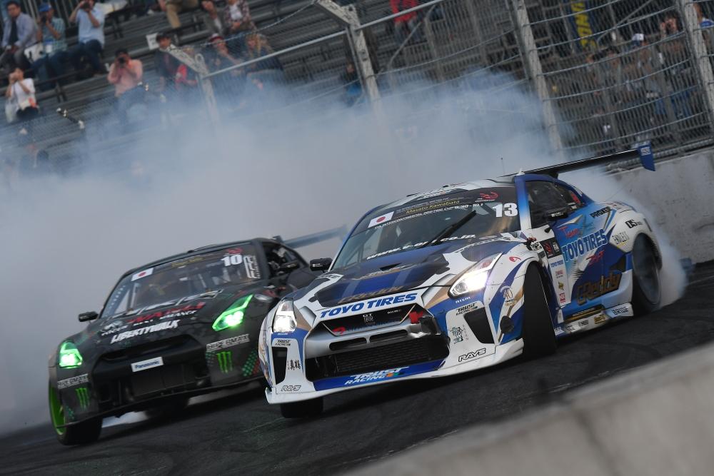 Fia公式のドリフト世界一決定戦 R35gt R同士の決勝にてレグ1勝者は川畑真人に 自動車情報 ニュース Web Cartop