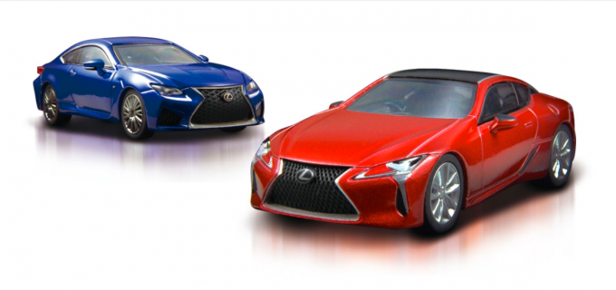 京商×ジュウロクホウイがコラボ! レクサス LC500h & レクサス RC ミニカーコレクションを発売