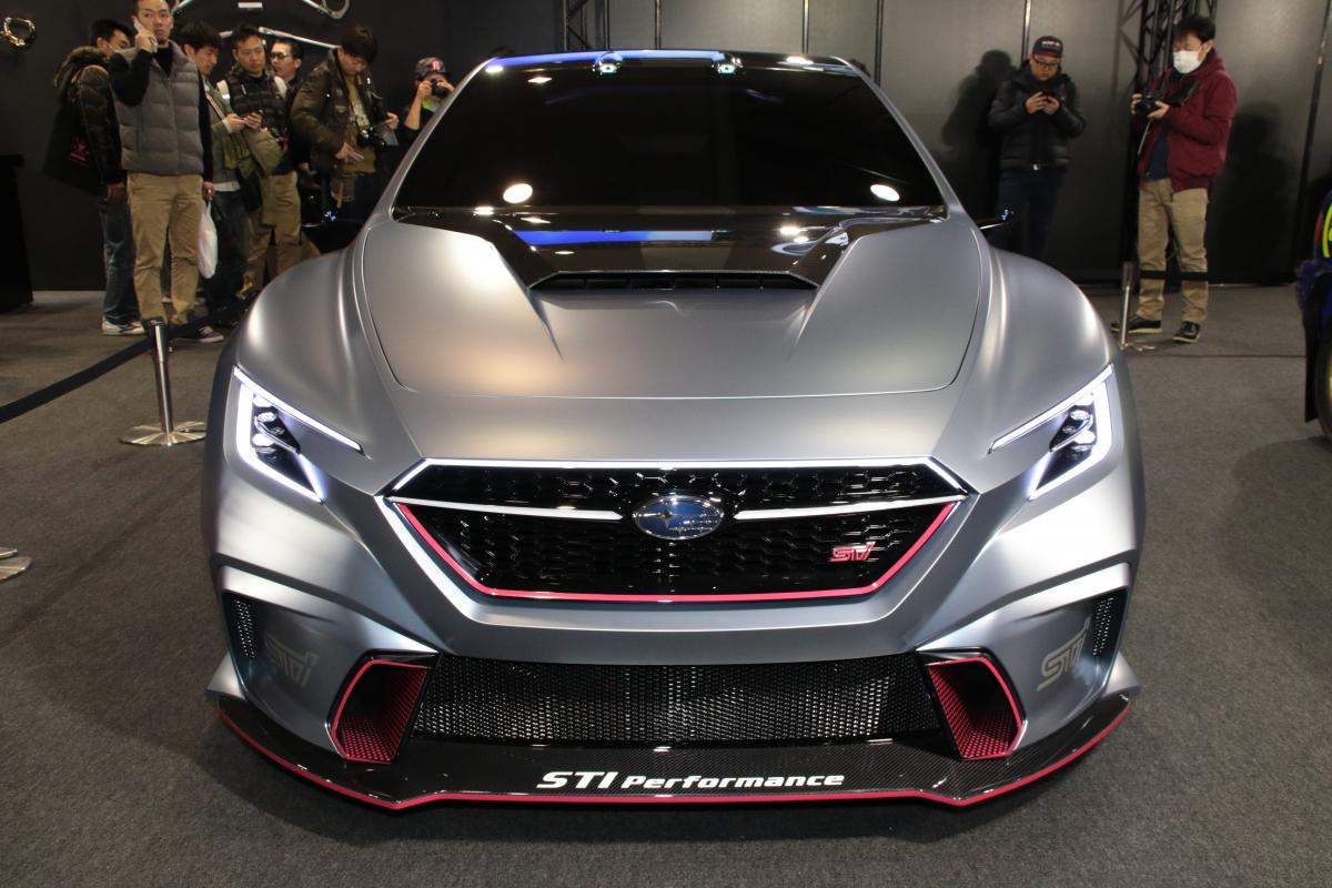 スバルstiコンプリートカーとパフォーマンスパーツの効果を体感 大阪オートメッセ18 写真15 Goo 自動車 スバルstiコンプリートカーとパフォーマンスパーツの効果を体感 大阪オートメッセ18 写真15 Goo 自動車