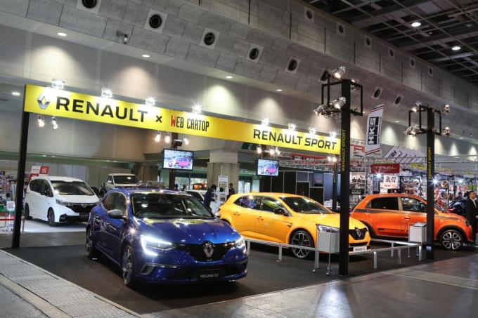ルノーが大阪オートメッセ初上陸 発売前のメガーヌr S など3台を展示 大阪オートメッセ18 自動車情報 ニュース Web Cartop