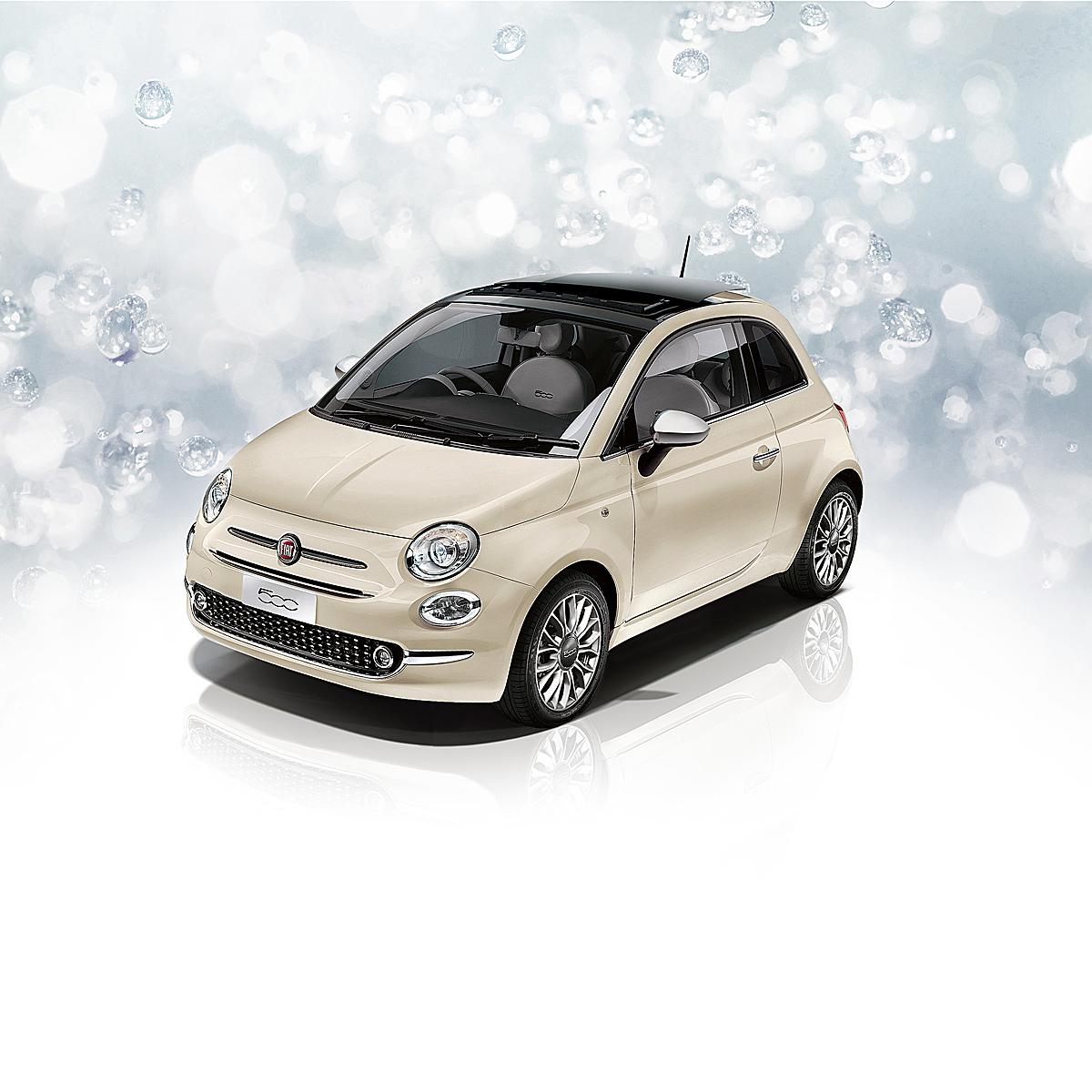 フィアット500にアイボリーのボディカラーを身にまとった0台のみの限定車 プーラ が登場 自動車情報 ニュース Web Cartop