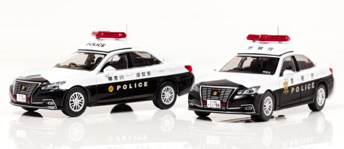 パトカー好き必見! トヨタ・クラウンの警ら車両を1/43サイズで再現したモデルカーが発売