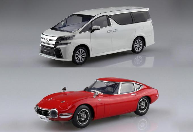 アオシマの手軽に作れるプラモデルの最新作は人気ミニバンと往年の名車 自動車情報 ニュース Web Cartop
