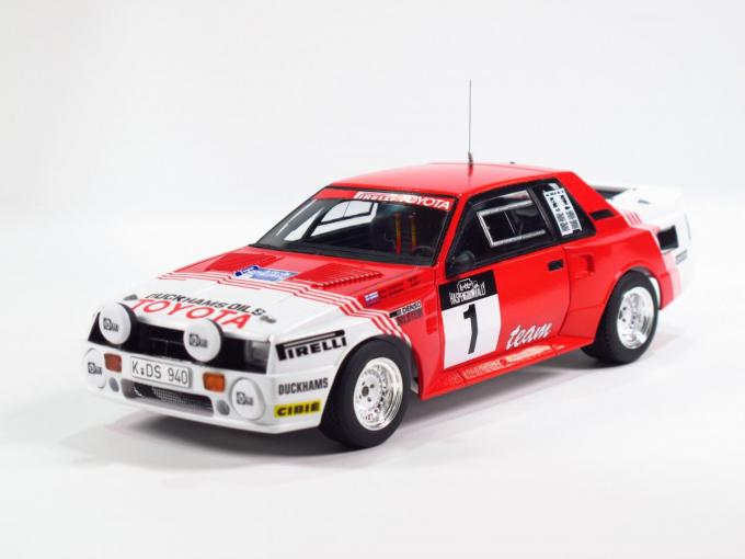 アオシマから「1/24スケールトヨタ・セリカ TA64'85 ラリー仕様」が登場