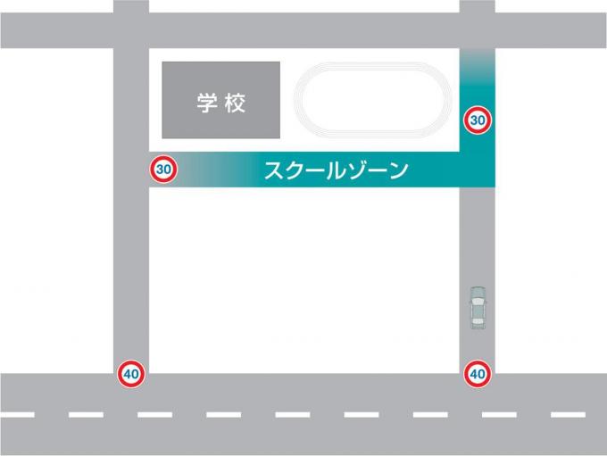 スクールゾーンの標識の意味とは 車が通行できない時間帯や罰則などをチェック 自動車情報 ニュース Web Cartop