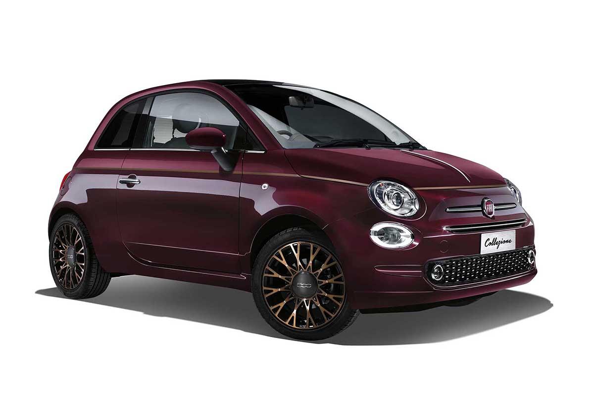 Fiat 500 500cにボルドーカラー採用の限定車コレッツィオーネが合計0台限定で販売 自動車情報 ニュース Web Cartop