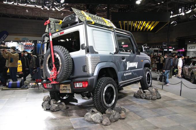 これは発売希望 趣味を満喫できる新型スズキ ジムニー シエラのカスタムは注目の的 大阪オートメッセ19 自動車情報 ニュース Web Cartop