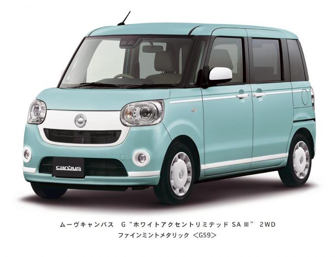 ダイハツ ムーヴキャンバスがもっとオシャレに アクセントカラーがポイントの特別仕様車が登場 自動車情報 ニュース Web Cartop