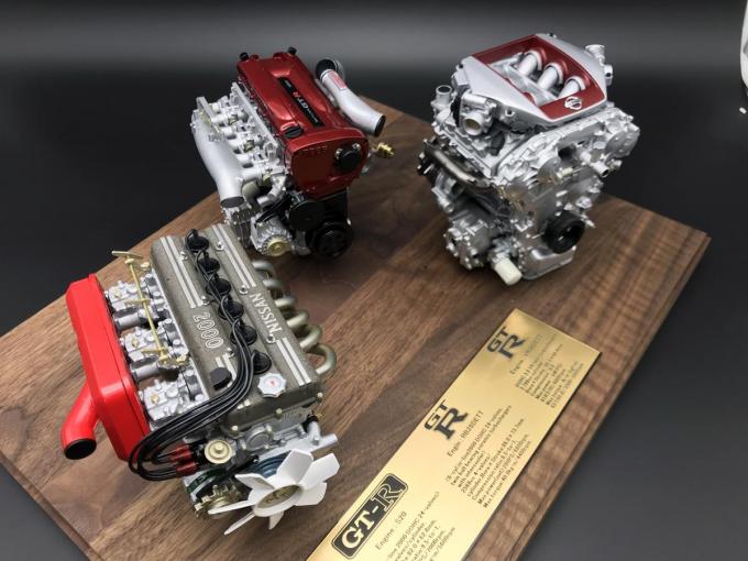 コレクション必至！　日産GT-R50周年を記念したエンジンスケールモデルが登場