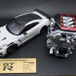 日産GT-R NISMO MY20を忠実に再現！　精巧なエンジンモデル＆ミニチュアカーセットの予約受注開始