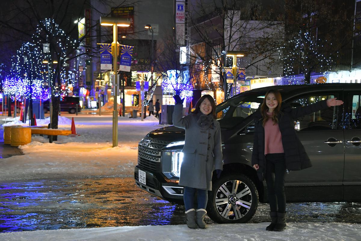 WEB CARTOP編集部の乾ひかりと篠田英里夏がヨコハマiceGUARD SUV G075の雪道性能を試す 〜 画像74