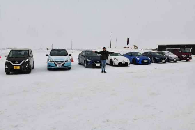 【試乗】日産がもつ多彩な4WDを雪上で体感！　軽自動車のデイズからスーパースポーツGT-Rまでイッキ乗り