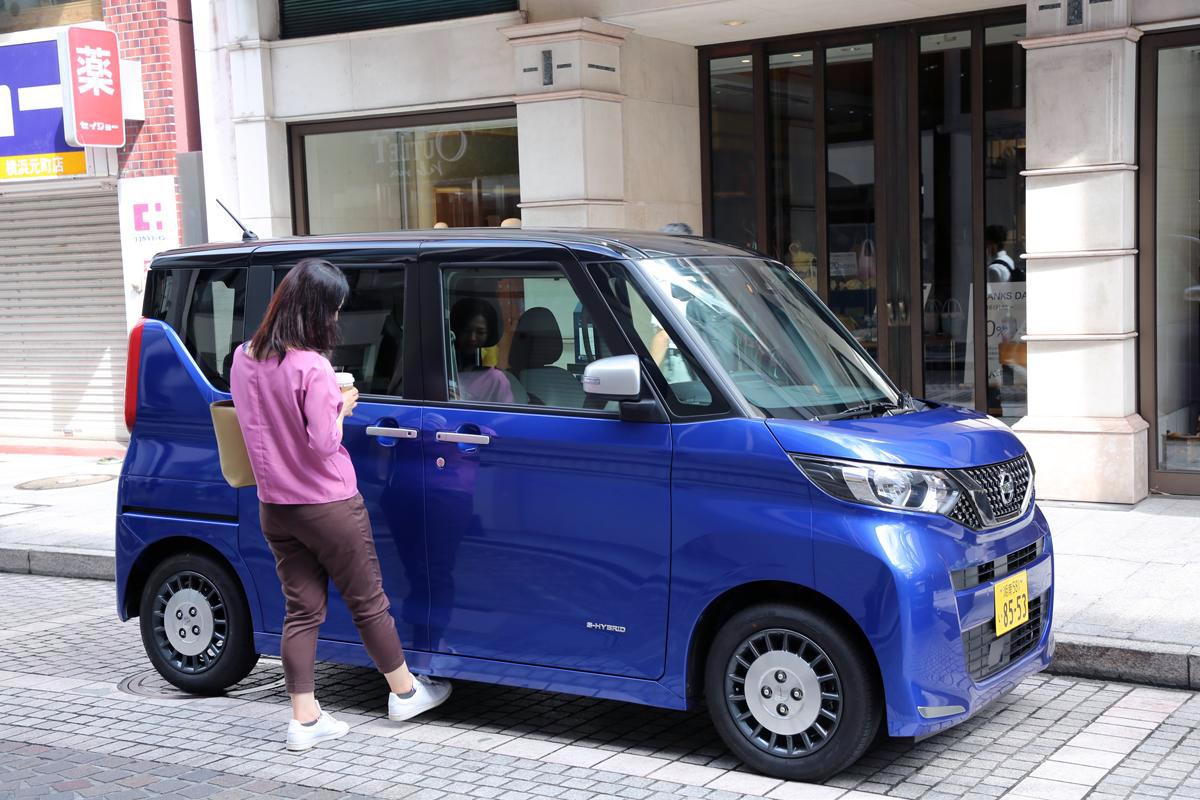 使い勝手の良い電動スライドドア車