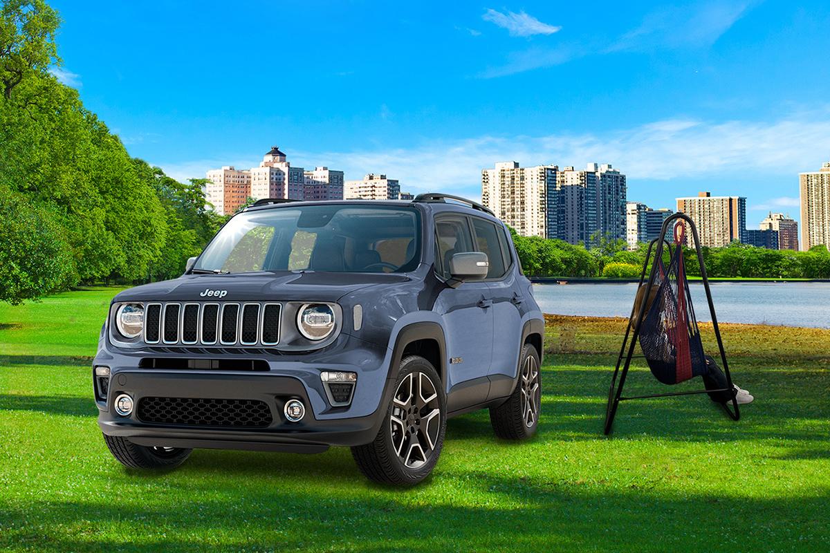 都会から大自然までマッチ Jeepレネゲード限定車 スレートブルー を100台限定で発売 自動車情報 ニュース Web Cartop