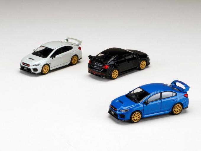 ホビージャパンより「スバルWRX STI」を64分の1スケールで再現したモデルカー2種が登場!