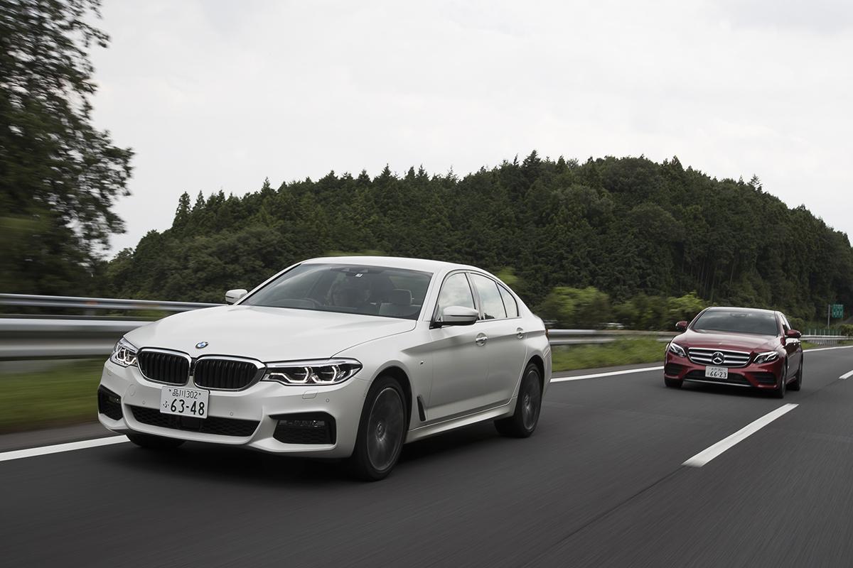 BMWとベンツの走行シーン 〜 画像1