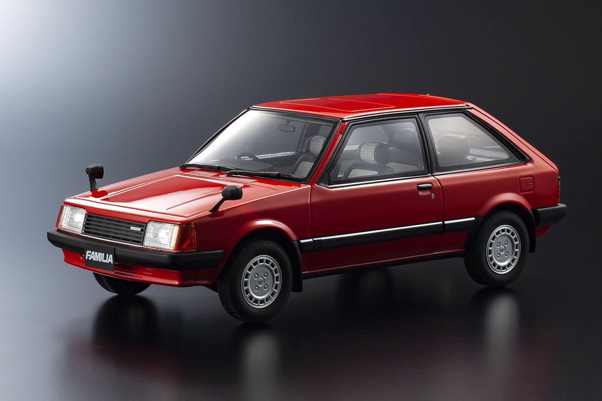 京商samurai最新作 マツダ ファミリア 発売 若者に支持された名車が18分の1スケールでモデル化 自動車情報 ニュース Web Cartop