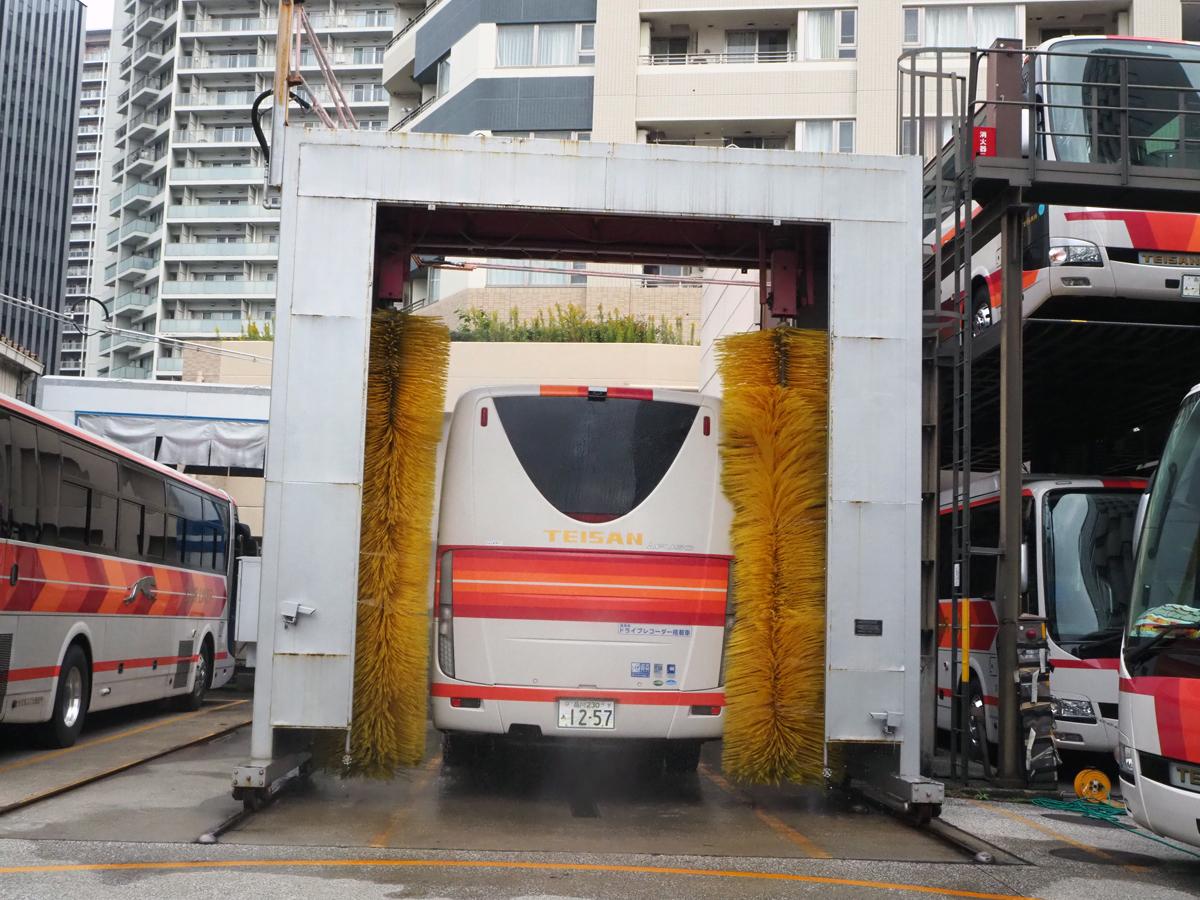 洗車場の様子