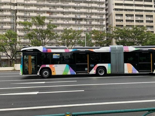 東京BRTの連節バス走行シーン 〜 画像6