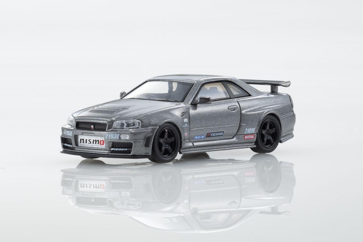 日産SKYLINE GT-R 1/64 3台セットオリジナルステッカー付
