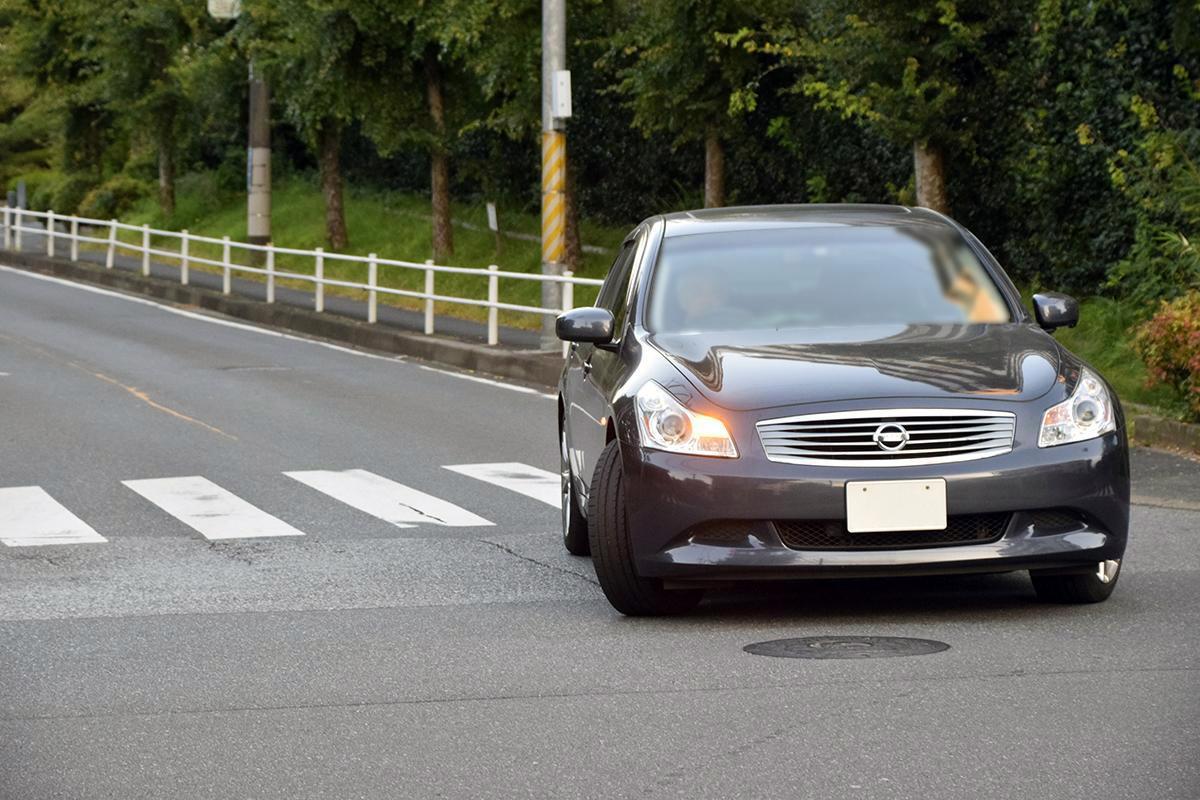 ブレーキとウインカーのタイミング