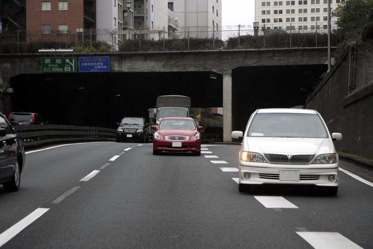 側道からの合流イメージ