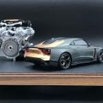 【画像】「Nissan GT-R50 by Italdesign」とVR38DETT型エンジンを忠実にモデル化！　実車と同じく販売台数は50台 〜 画像9