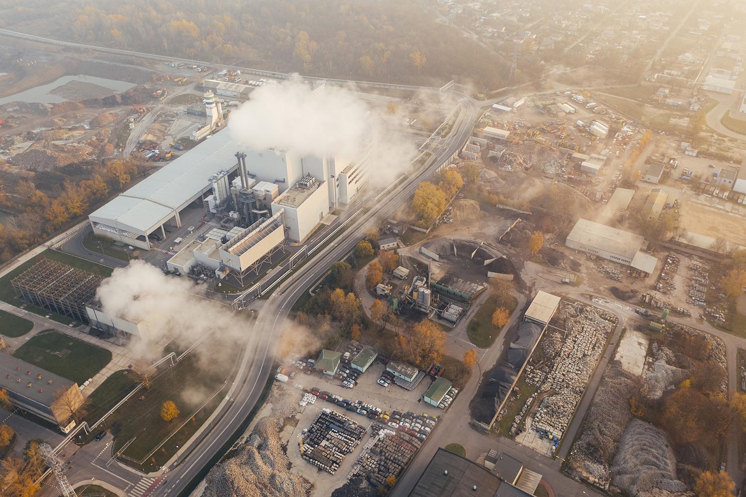 工場の排ガスによる大気汚染のイメージ 〜 画像4