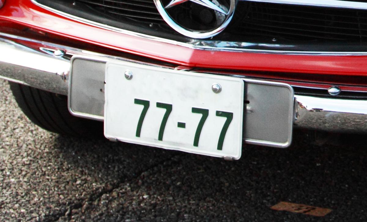 7777のナンバー