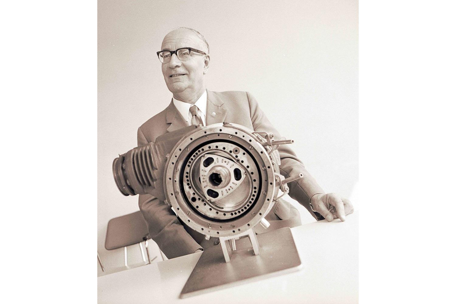 フェリックス・ヴァンケルと彼が発明したヴァンケル型ロータリーエンジン 〜 画像1