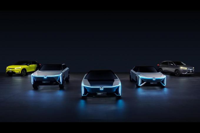 中国初のホンダブランドEVはe:Nシリーズ! 「e:NS1」や「e:NP1」などを公開して中国での電動化戦略を発表