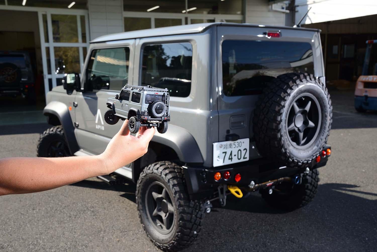 京商ミニッツ4×4 『スズキ ジムニー シエラ APIO JIMNY TS4』をモデル化 〜 画像11