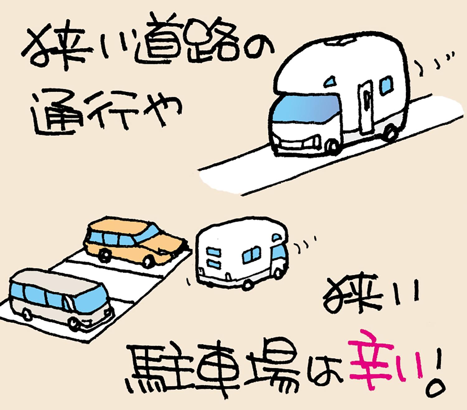 キャンピングカーオーナーの苦労話