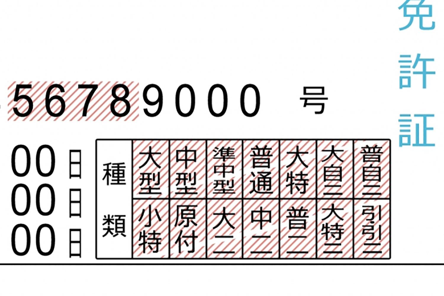 運転免許証の「種類」とは 〜 画像1