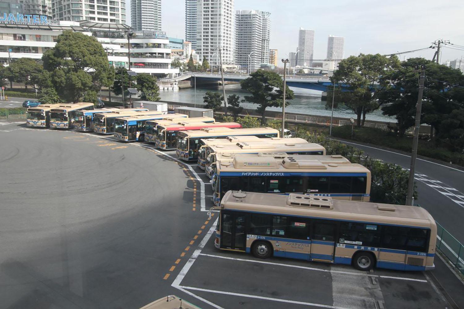 路線バス駐車場のイメージ