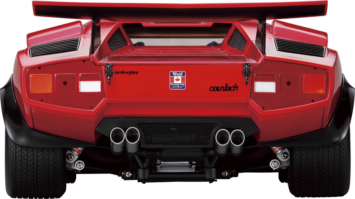 　1/8スケール「ランボルギーニ カウンタック LP 500S」の組み立てキットが再販