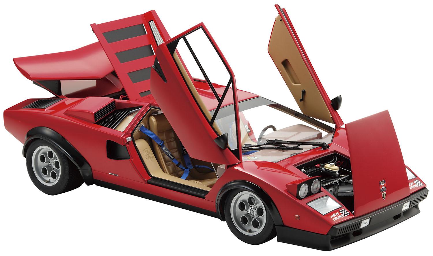 　1/8スケール「ランボルギーニ カウンタック LP 500S」の組み立てキットが再販