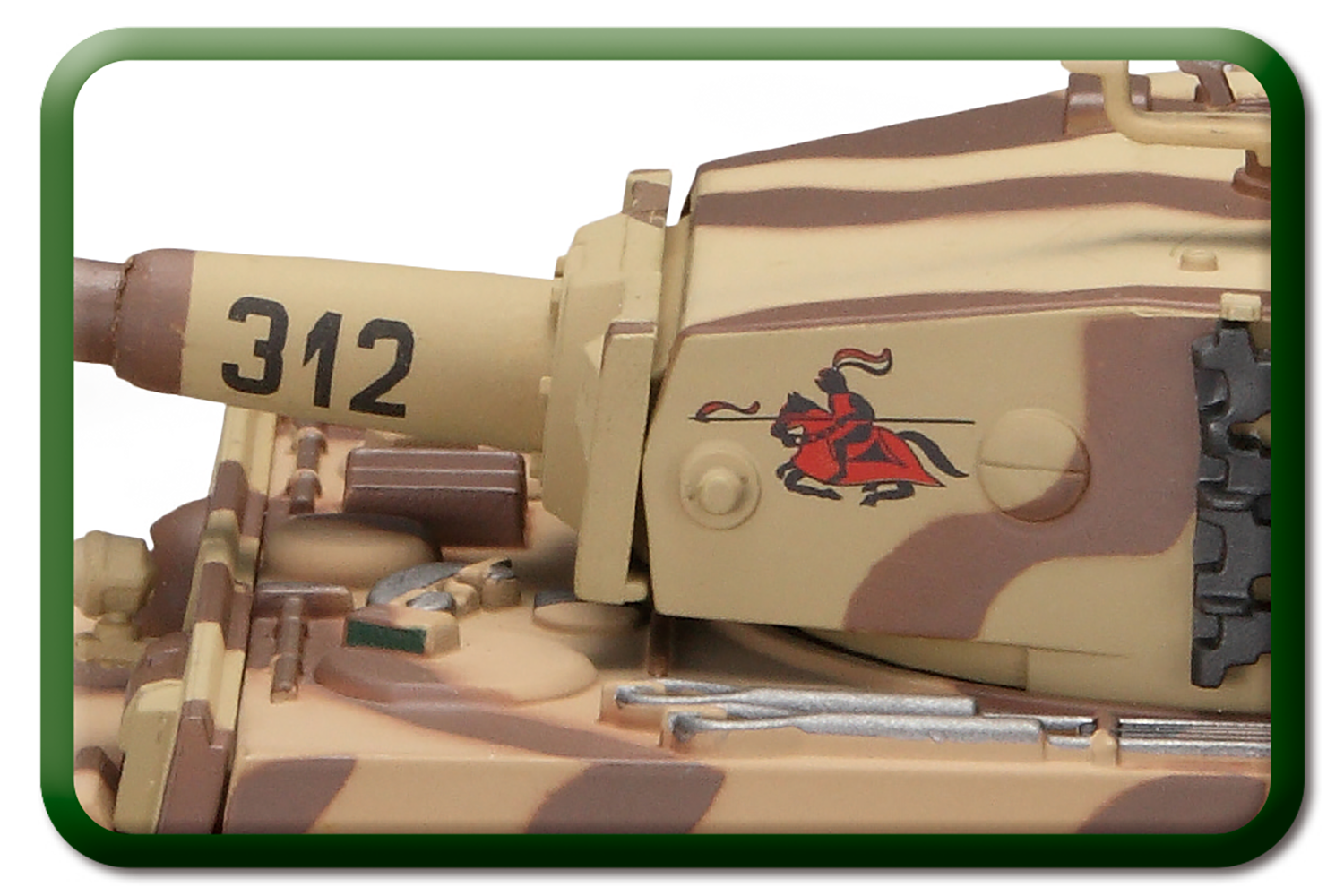第二次世界大戦 傑作戦車コレクションに付属する1/43スケール戦車のディテール 〜 画像8